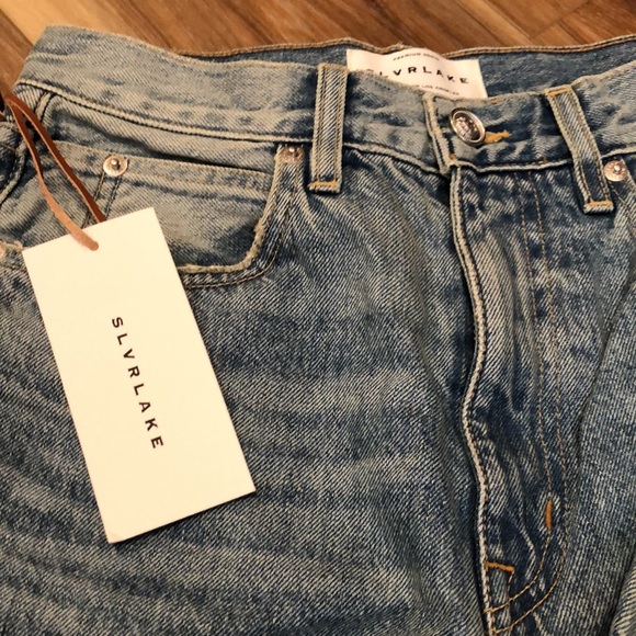 SLVRLAKE SIZE 2 STRAIGHT LEG 30” INSEAM JEANS - Picture 3 of 6
